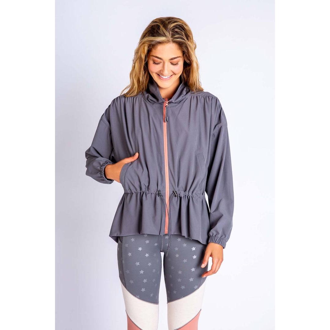 SALE PJ SALVAGE FOLLOW THE STARS SOLID JACKET RUFSJ